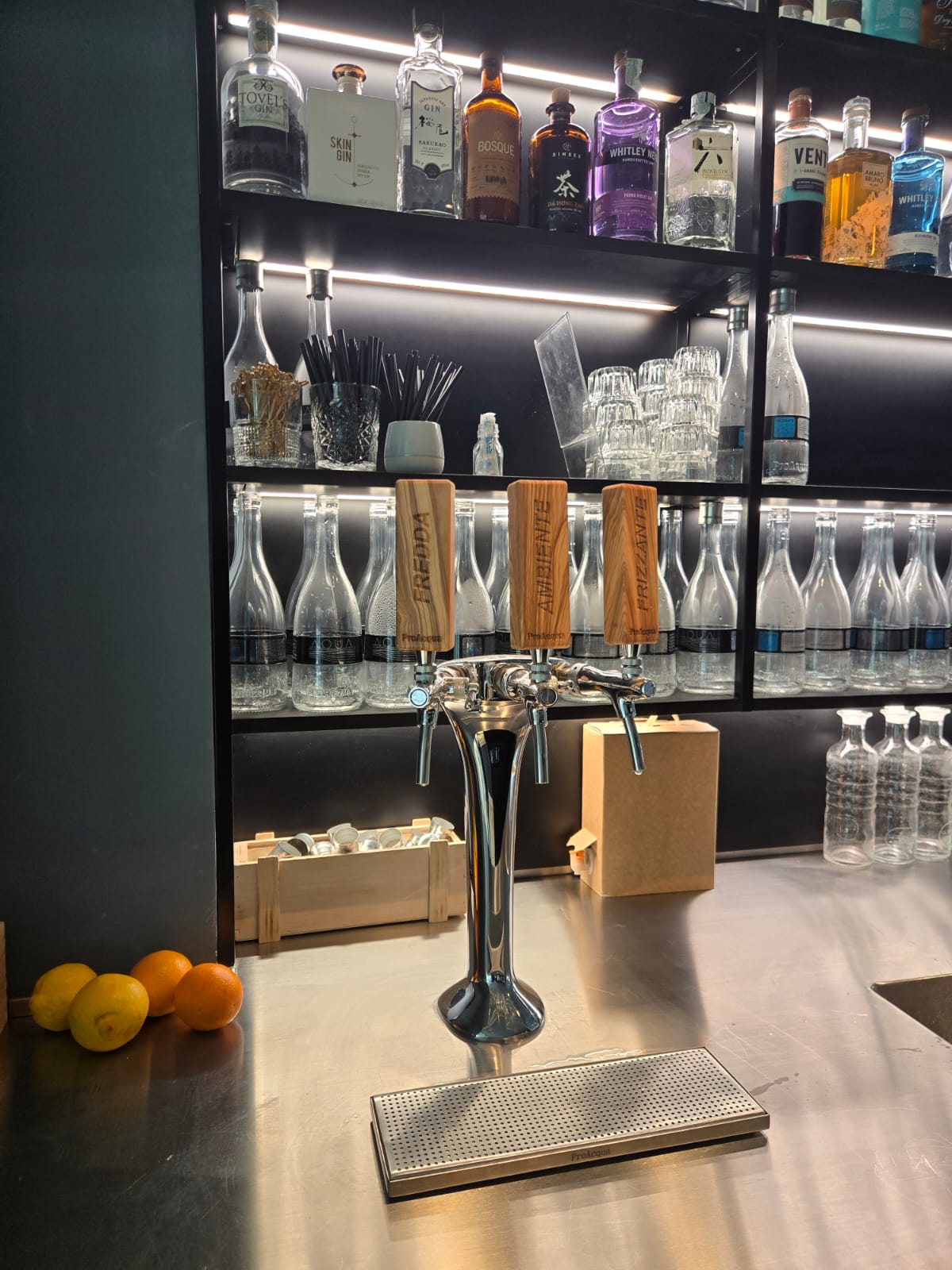 DRAFTY acqua di lusso per ristoranti di lusso